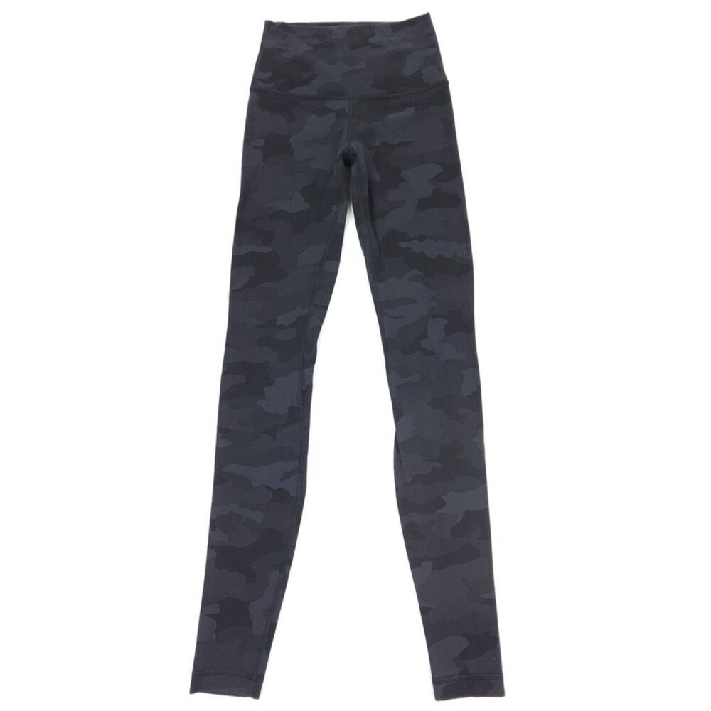LULULEMON Align Pant 30" Incognito Camo Multi Grey Black Leggings Athleisure 2